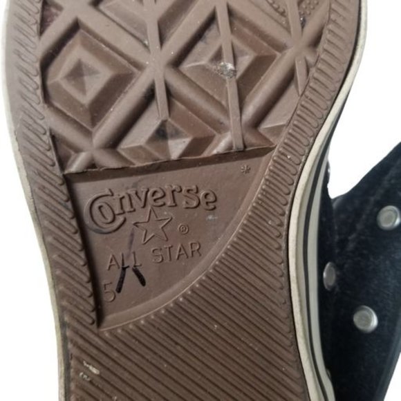 Converse Chuck Taylor All Star Womens 7 Black Canv - Picture 9 of 9